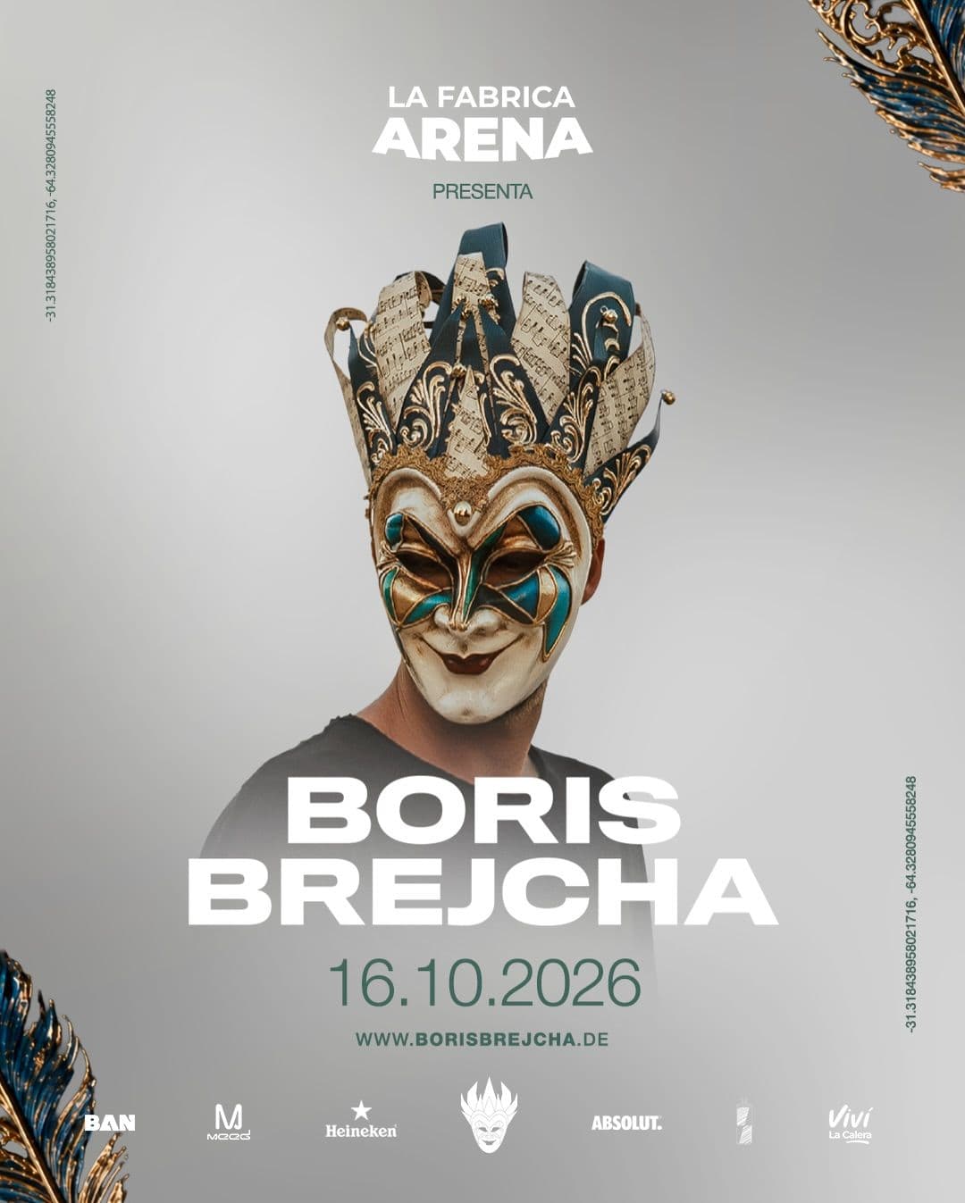 Boris Brejcha & More Artists – by La Fábrica, Córdoba