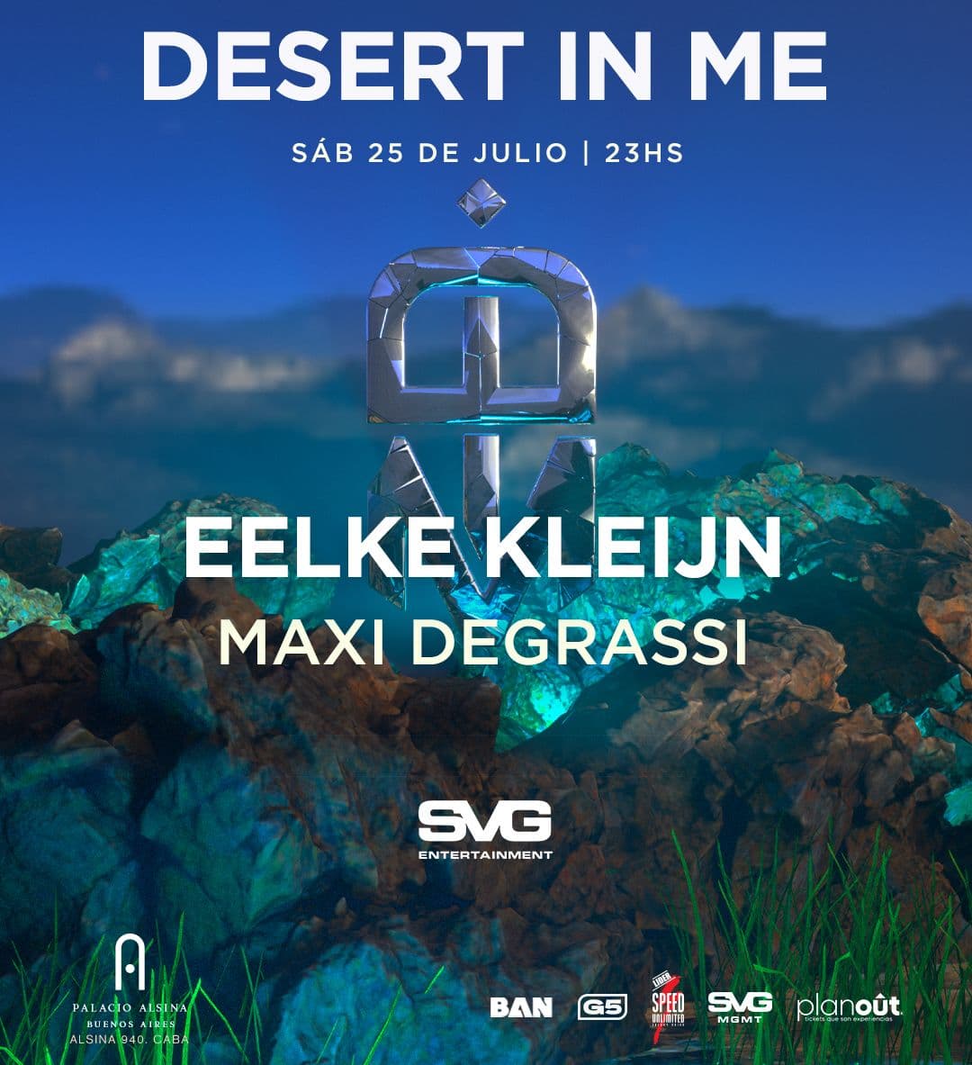 Eelke Kleijn + Maxi Degrassi x Desert In Me, Palacio Alsina Buenos Aires