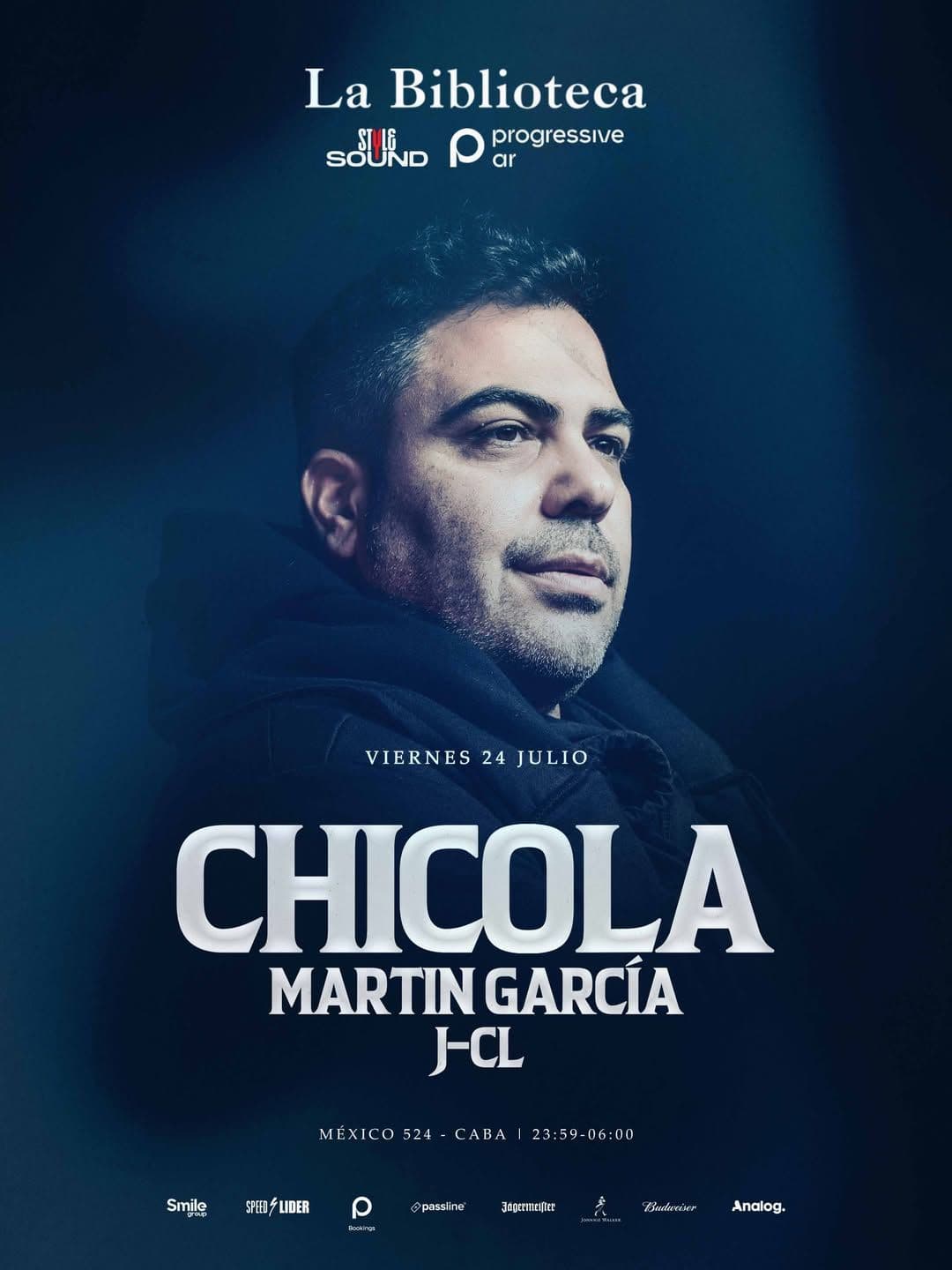 Chicola x Progressive Ar, La Biblioteca, San Telmo Buenos Aires