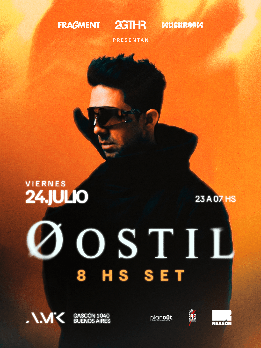 Øostil (Noche 1) x 2gthr & Fragment, Amk Club, Almagro Buenos Aires
