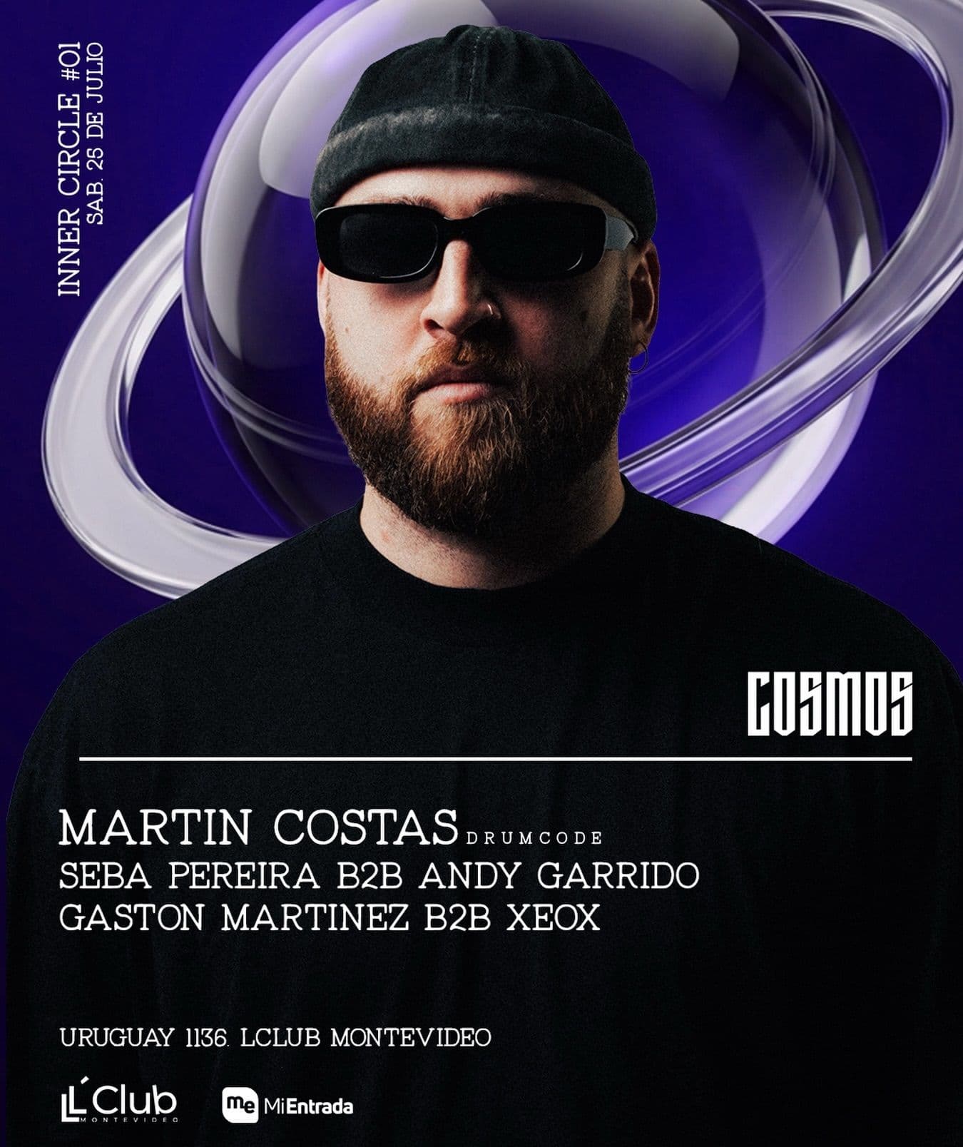 Martin Costas pres. Inner Circle x Cosmos, L'Club Montevideo