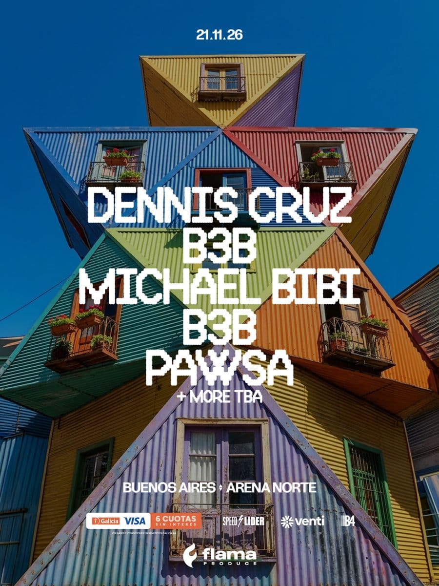 Michael Bibi B3B Pawsa B3B Dennis Cruz - Flama, Buenos Aires