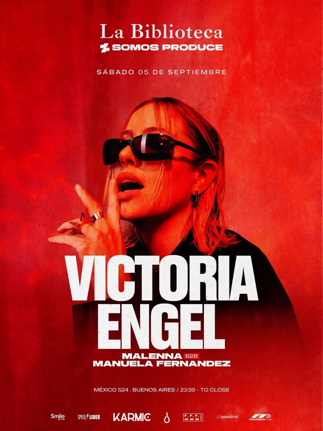 Victoria Engel, Somos Produce, La Biblioteca, San Telmo Buenos Aires