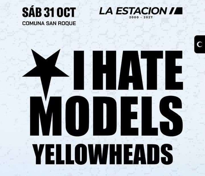I Hate Models, The YellowHeads, La Estación, Lago San Roque, Córdoba