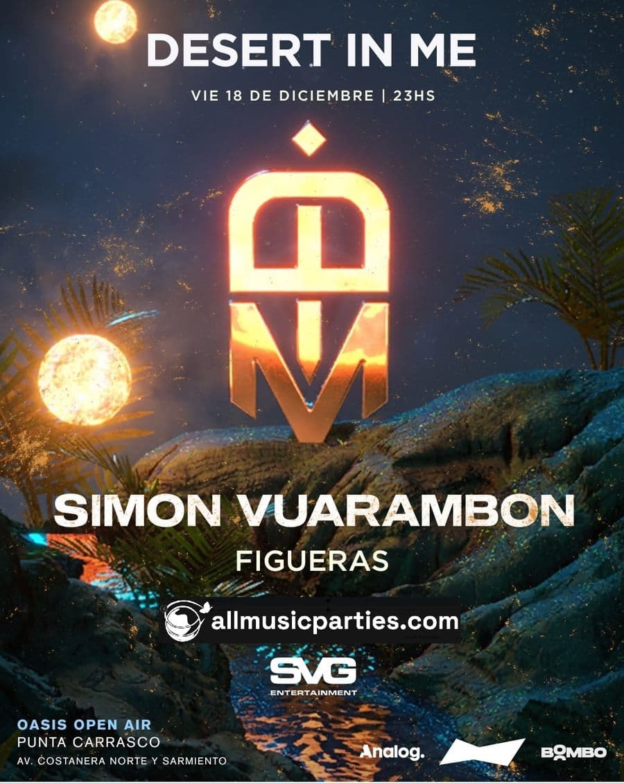 Simon Vuarambon - 18 diciembre Oasis, Desert in ME