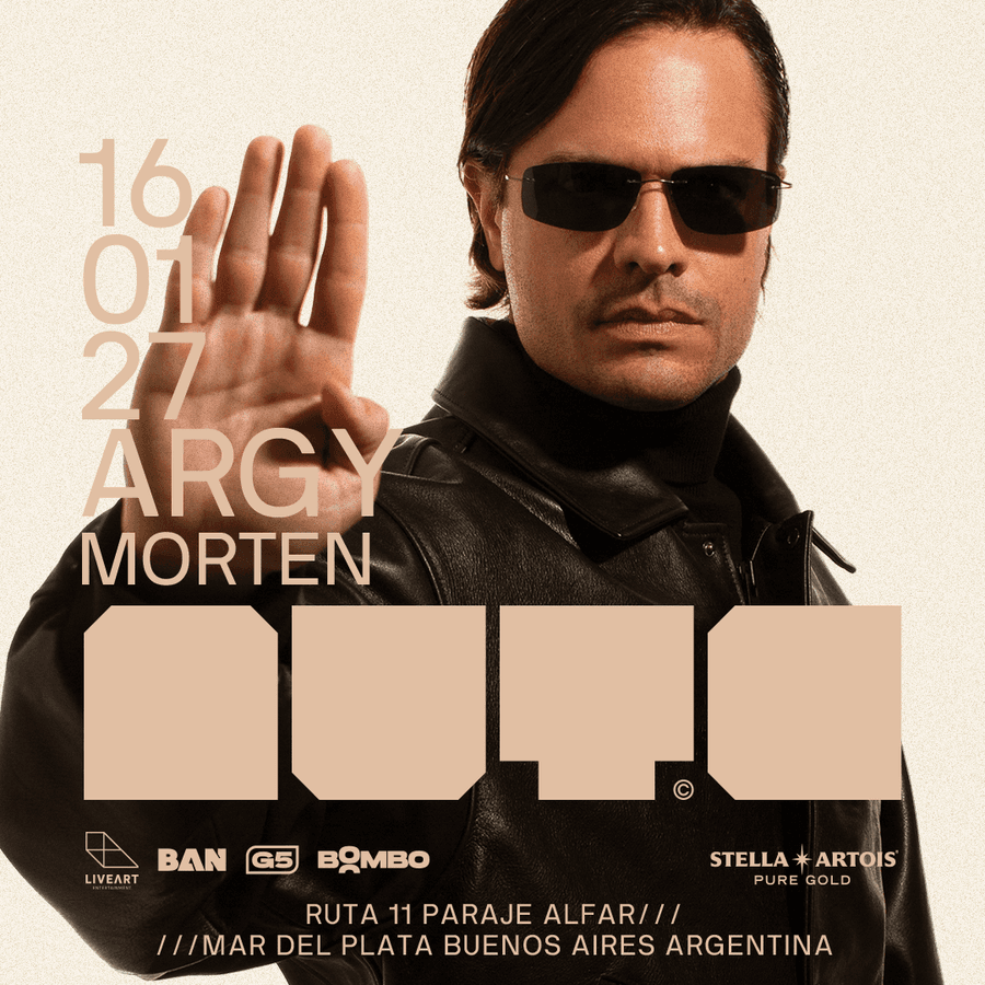 Argy 16 enero 2027 - Mute Mar del Plata