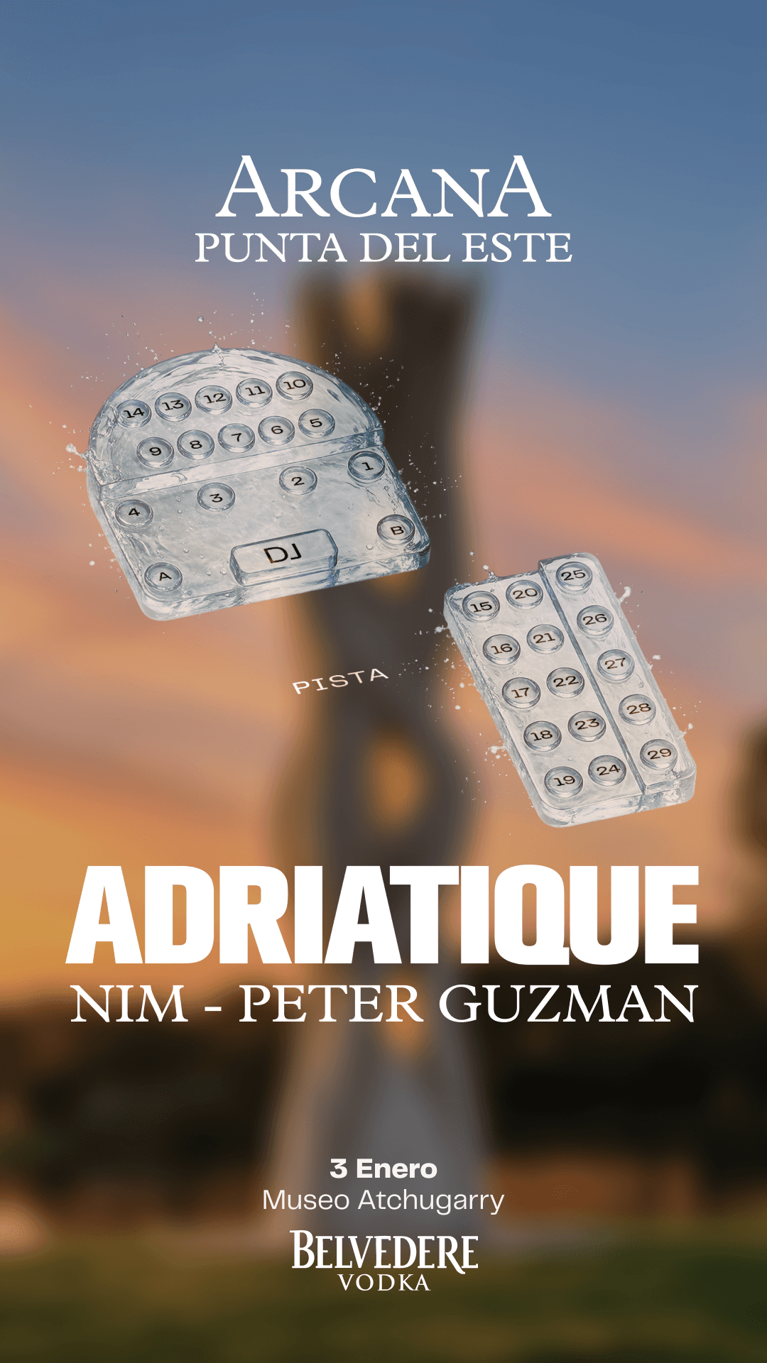 Adriatique 3 enero 2027 - Arcana, Museo Atchugarry