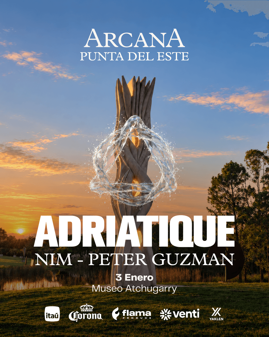 Adriatique 3 enero 2027 - Arcana, Museo Atchugarry
