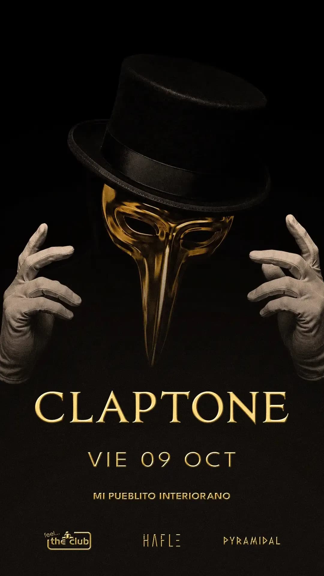 Claptone Pre Halloween - Mi Pueblito Panamá