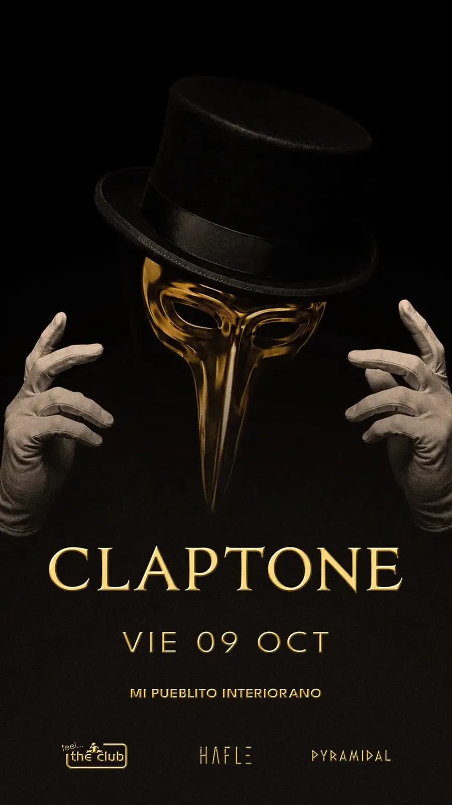 Claptone Pre Halloween - Mi Pueblito Panamá