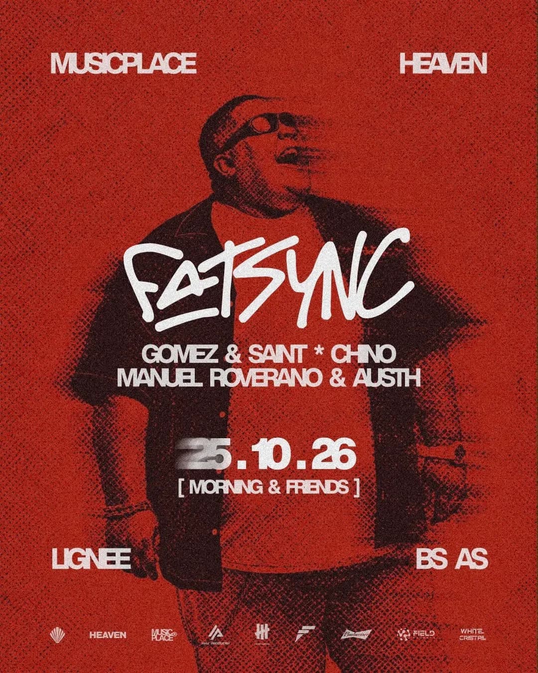 Morning and Friends pres Fatsync en Lignee, Obelisco
