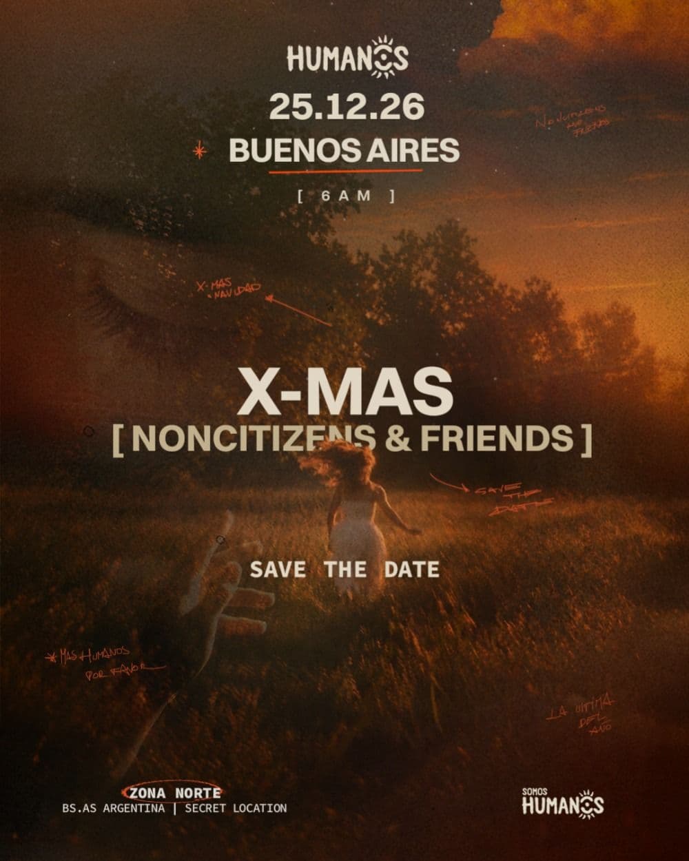 Navidad - Humanos, Secret location