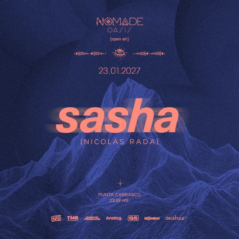 Sasha 23 enero 2027 - Nomade, Oasis