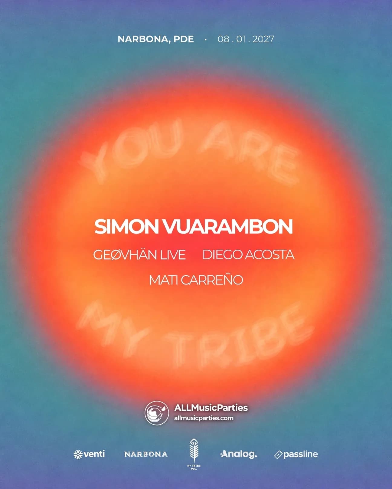 Simon Vuarambon, You Are My Tribe - Punta del Este