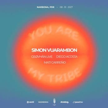 Simon Vuarombon, You Are My Tribe - Narbona, PDE