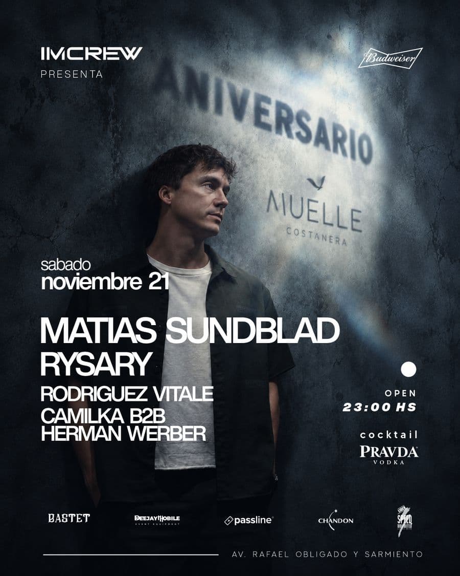 Mati Soundblad - Aniversario IMCREW, El Muelle