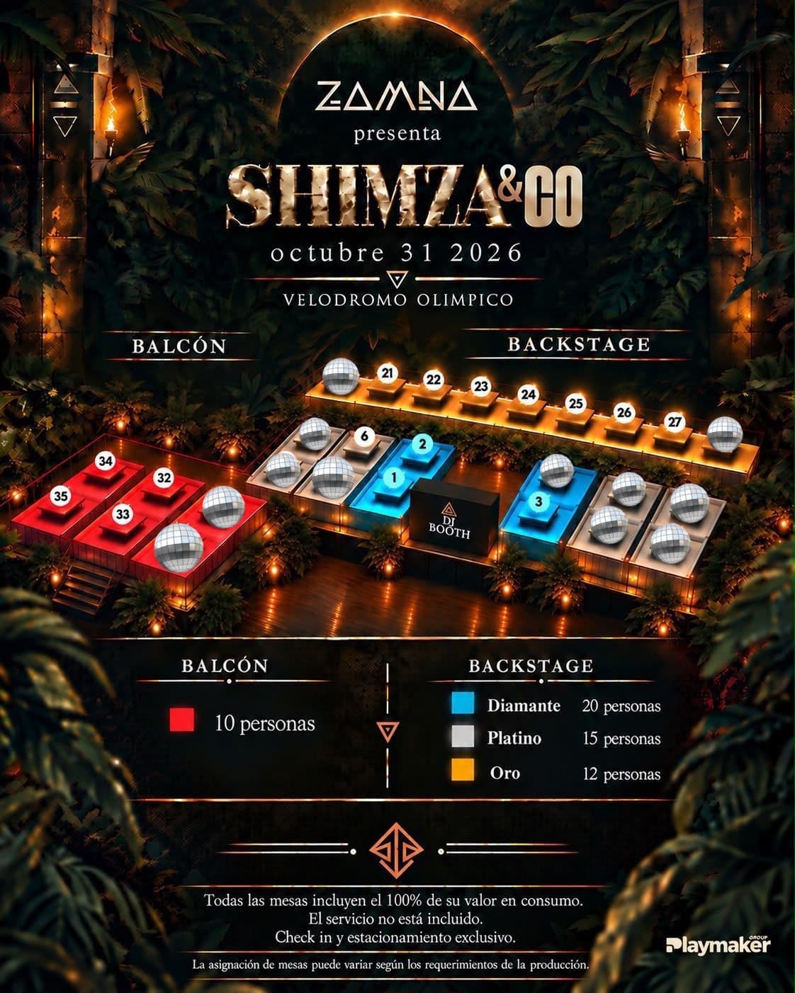 Shimza, Mahmut Orhan, Damián Lazarus - Zamna, México City