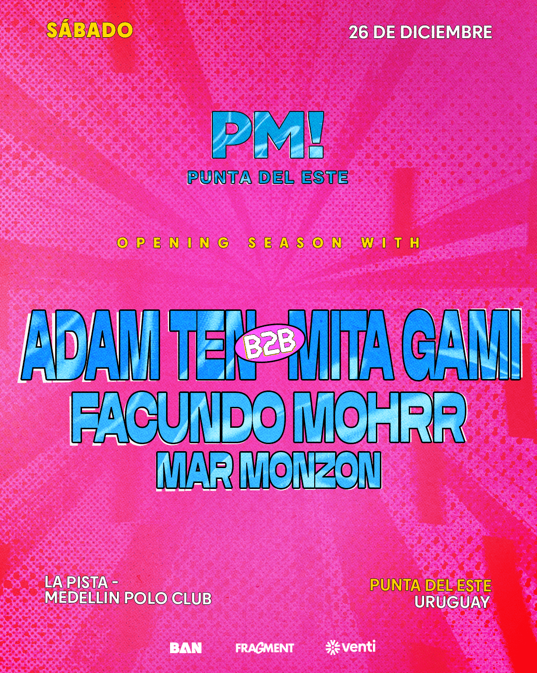 Adam Ten B2B Mita Gami - Punta del Este | ALLMusicParties