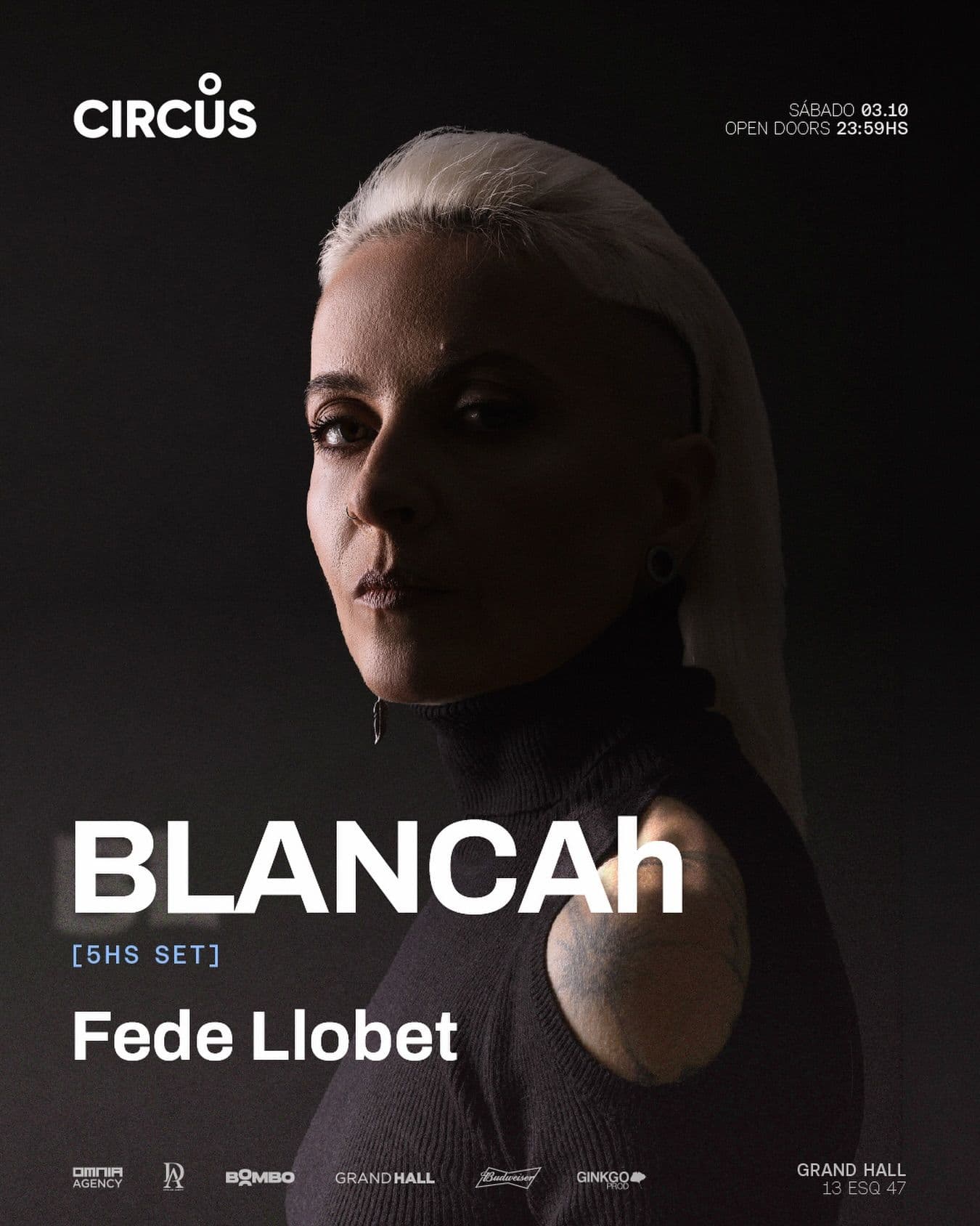 Blancah - Circus, Grand Hall La Plata | ALLMusicParties