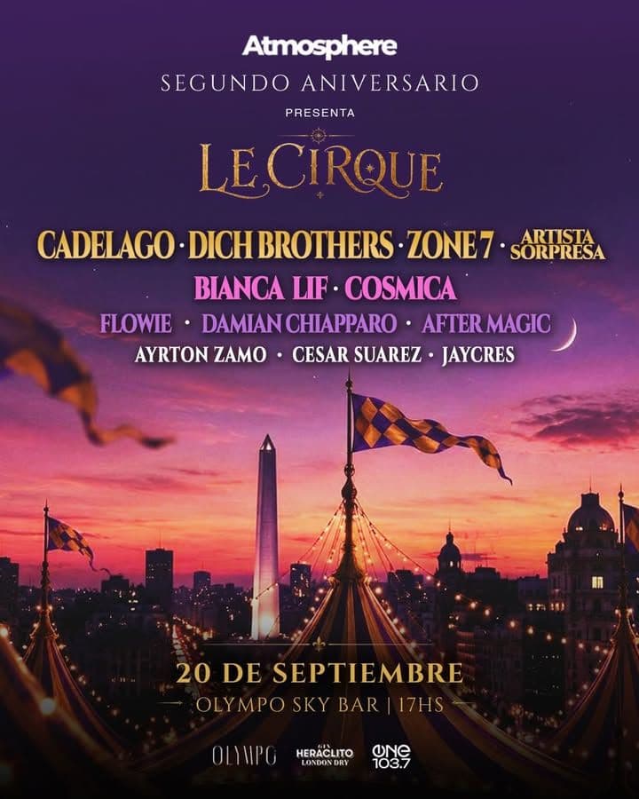 Cadelago, Dich Brothers, Zone7 - Sunset Olympo Sky Bar
