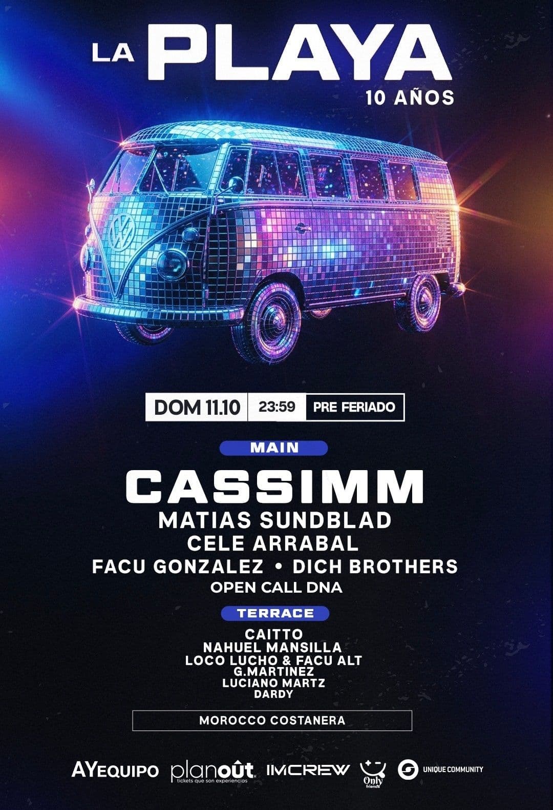 Cassimm, Matias Sundblad - La Playa | ALLMusicParties
