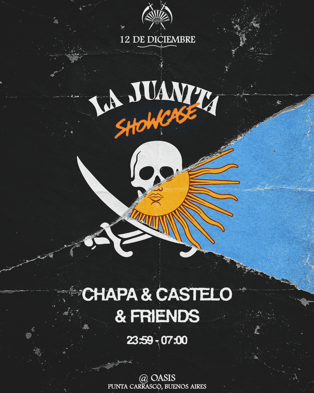 Chapa Castelo - La Juanita, Oasis 12 diciembre