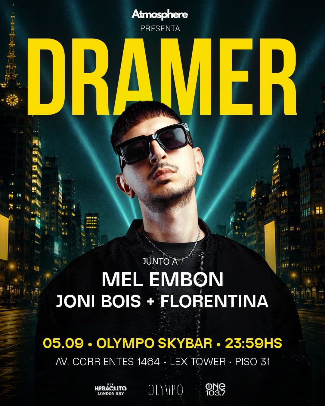 Dramer - Lex Tower, Olympo Sky Bar | ALLMusicParties