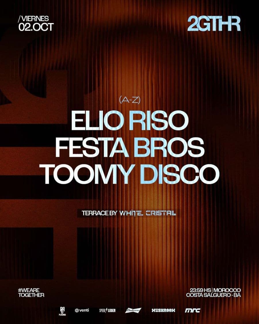 Elio Riso - 2gthr, Club Morocco Costanera | ALLMusicParties