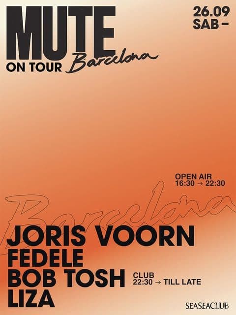 Joris Voorn - SeaSeaClub, Barcelona | ALLMusicParties