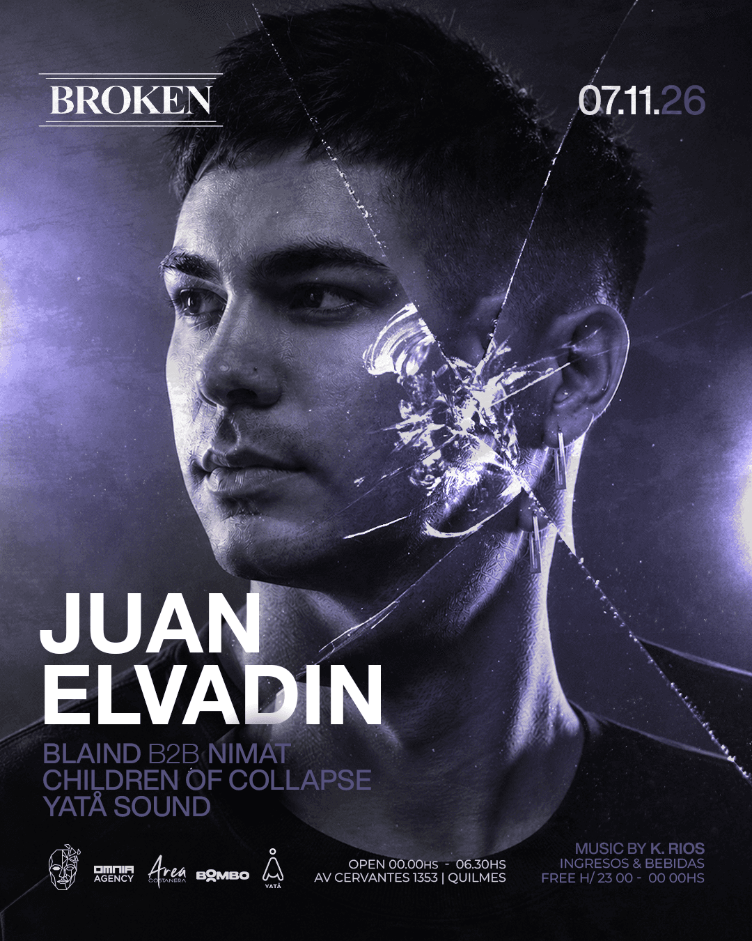 Juan Elvadin - Broken, Quilmes | ALLMusicParties