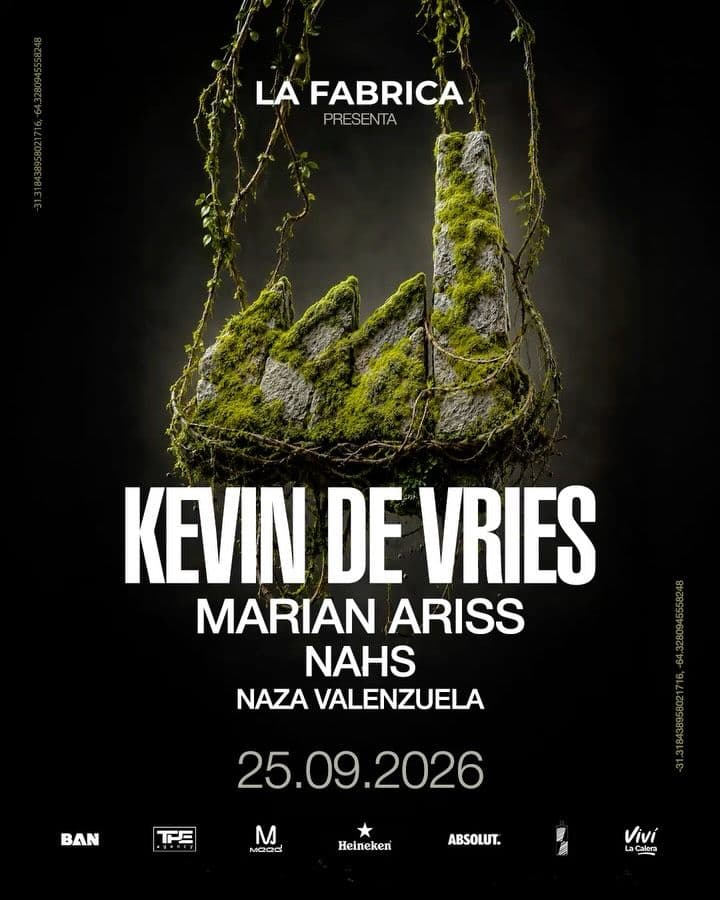 Kevin de Vries - La Fábrica, Córdoba | ALLMusicParties