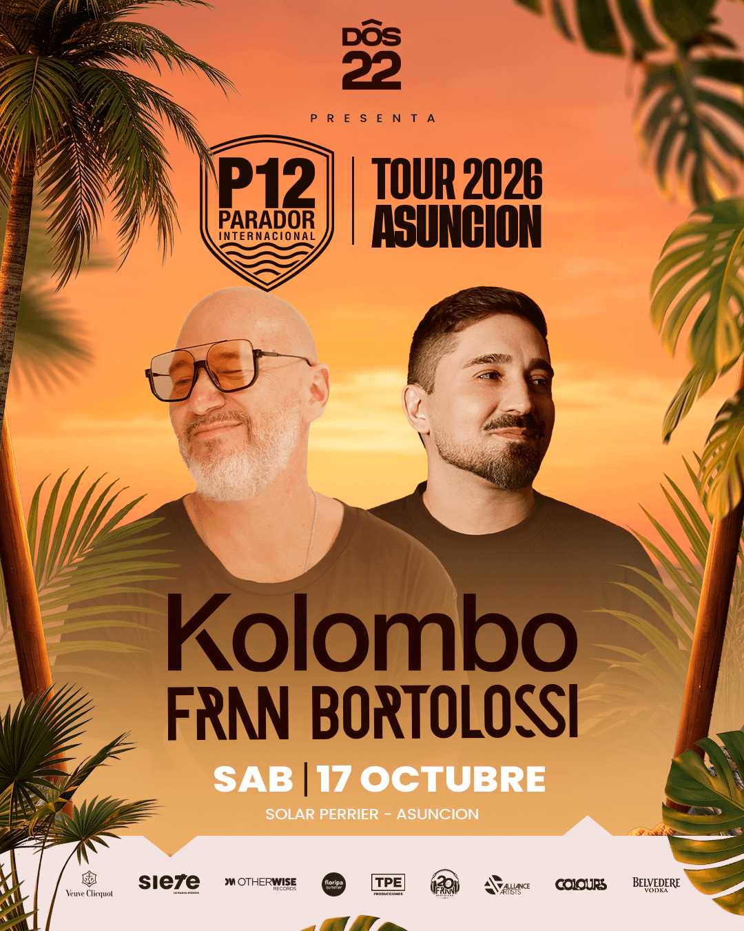 Kolombo, Fran Bortolossi - Asunción | ALLMusicParties