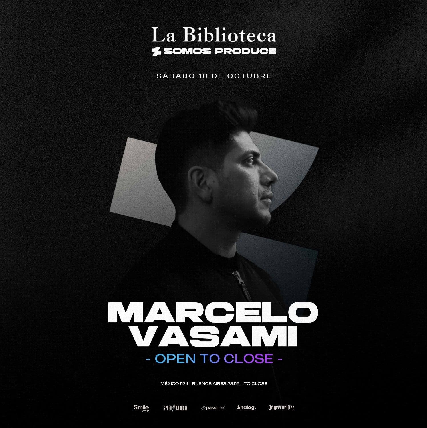 Marcelo Vasami - Somos Produce, La Biblioteca | ALLMusicParties