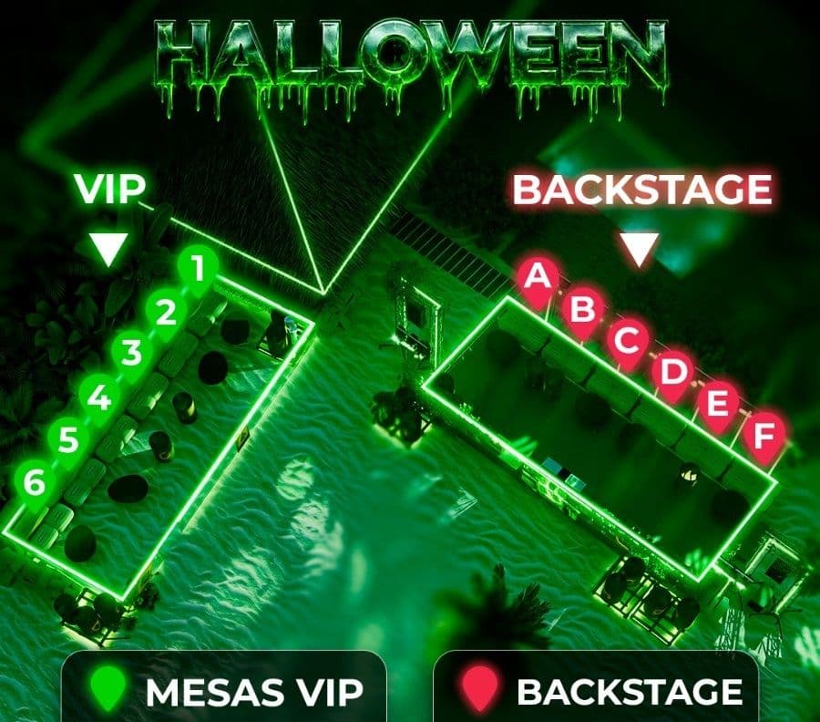 Massano - Halloween, Martina Beach Club, Playa del Carmen