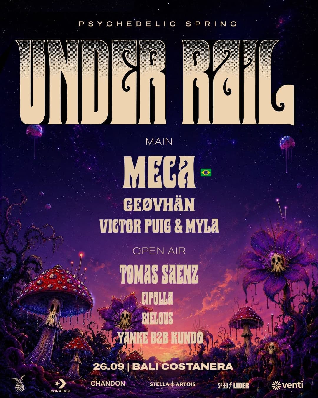 Meca - Under Rail, Bali Costanera | ALLMusicParties