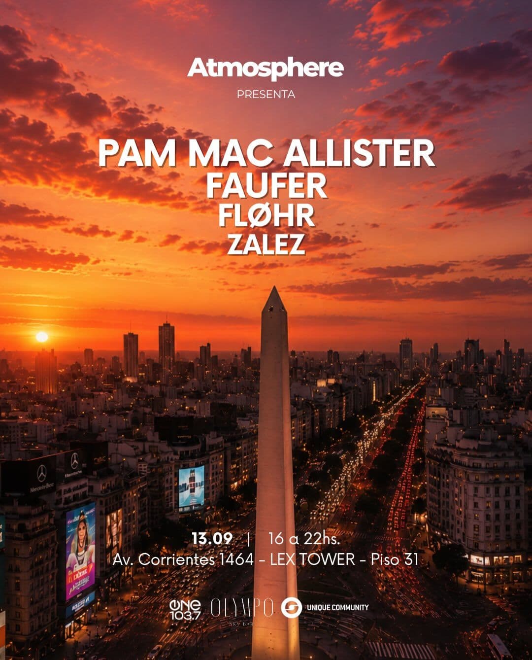 Pam Mac Allister - Sunset Lex Tower, Olympo Sky Bar