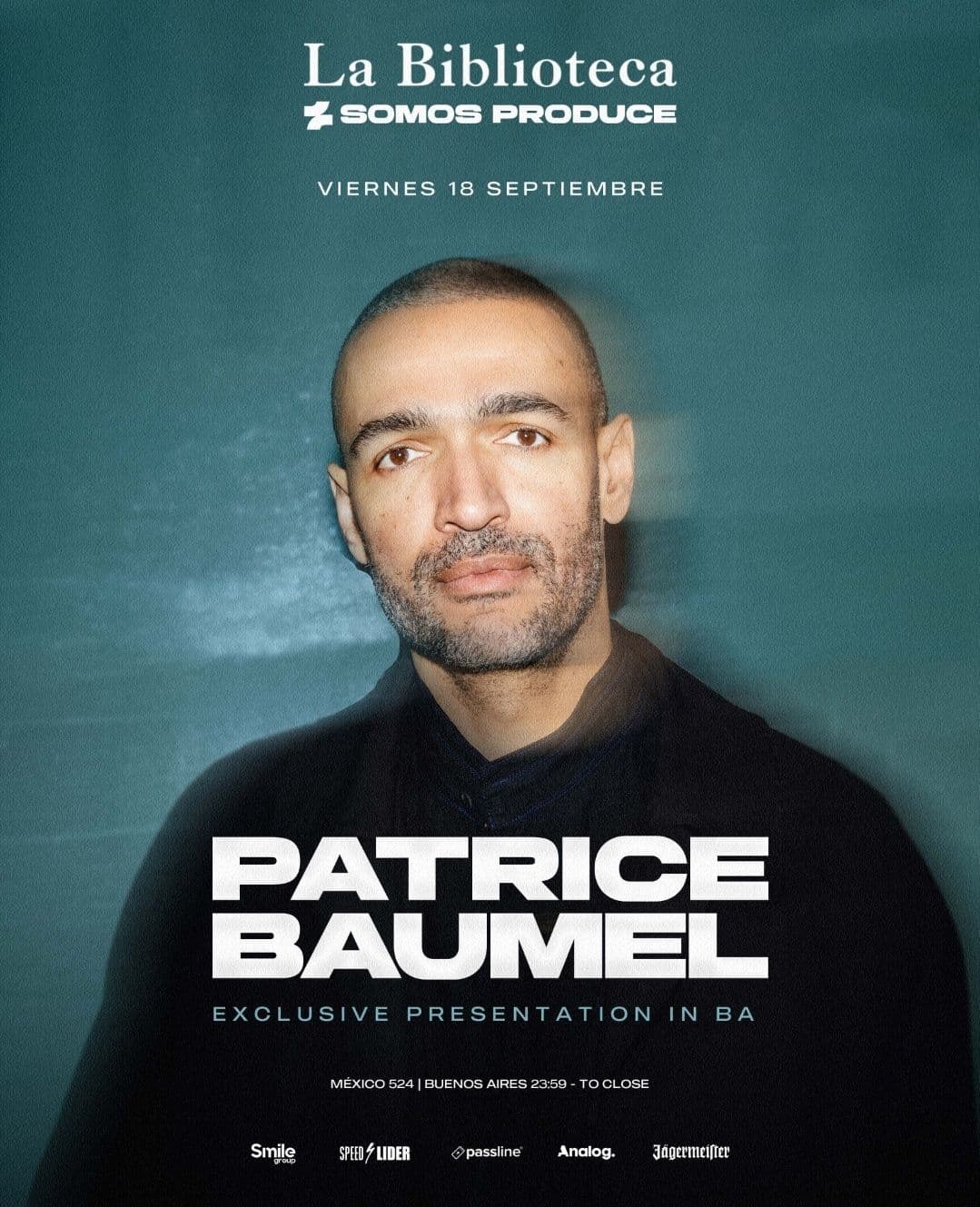Patrice Bäumel, Somos Produce, La Biblioteca, San Telmo Buenos Aires