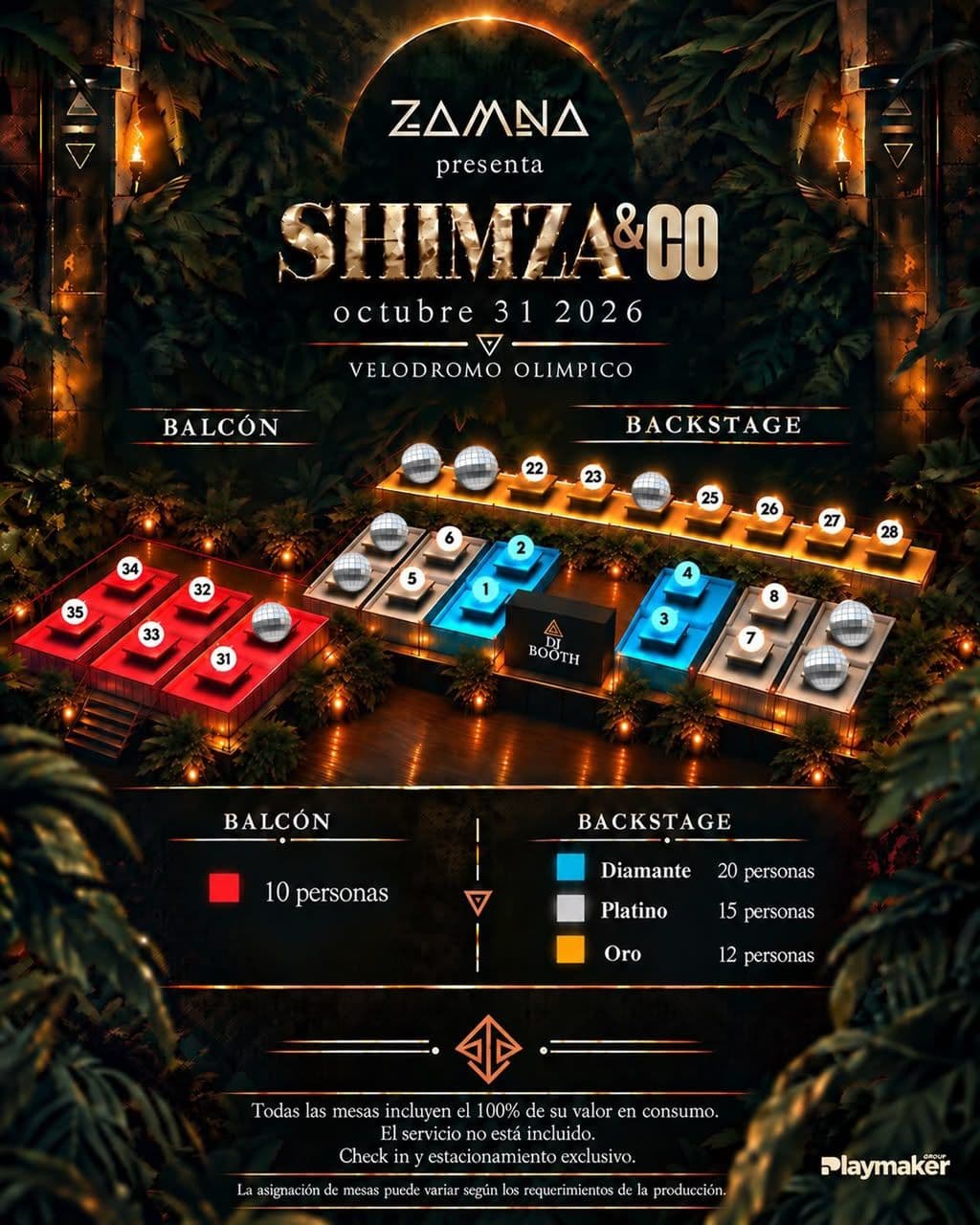 Shimza, Mahmut Orhan, Damián Lazarus - Zamna, México City