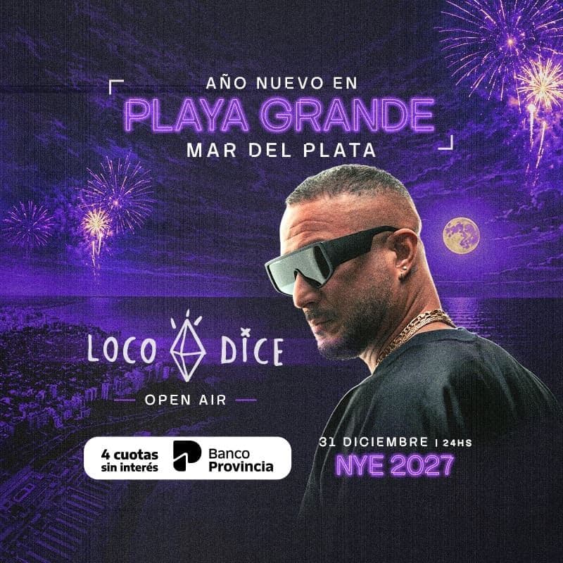 Loco Dice - Destino Arena, La Normandina, Mar del Plata