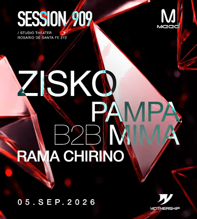 Zisko, Sesion 909, Meed, Studio Theater, Córdoba