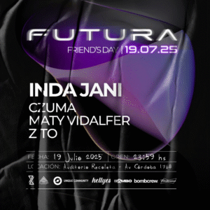 INDA JANI & MORE ARTISTS [FRIEND'S DAY] - by FUTURA, AUDITORIO RECOLETA 🇦🇷