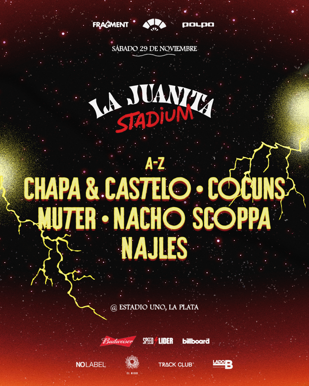 ⭐ CHAPA & CASTELO and MORE ARTISTS [10# ANNIVERSARY] - by LA JUANITA, ESTADIO UNO 🇦🇷