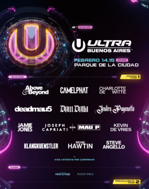 ⭐ CAMELPHAT + CHARLOTTE DE WITTE + KEVIN DE VRIES + RICHIE HAWTIN & MORE ARTISTS [DOUBLE DATE] - ULTRA BUENOS AIRES 2026, PARQUE DE LA CIUDAD 🇦🇷