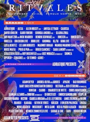 ⭐ ADRIATIQUE + NICK WARREN + MAHMUT ORHAN & MORE ARTISTS [RITVALES] - by BREAKFAST LIVE, MEDELLÍN 🇨🇴
