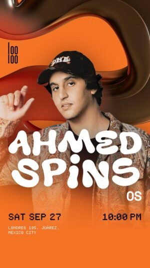 AHMED SPINS + OS - by LOOLOO, CIUDAD DE MEXICO 🇲🇽