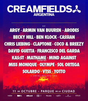⭐ ARGY + DAVID GUETTA + MATHAME + MISS MONIQUE & MORE ARTISTS - CREAMFIELDS ARGENTINA 2025, PARQUE DE LA CIUDAD 🇦🇷