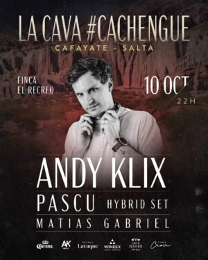 ANDY KLIX & MORE ARTISTS [LA CAVA CACHENGUE] - by WINEEX, CAFAYATE - SALTA 🇦🇷