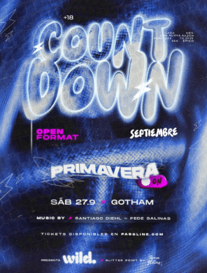 SANTIAGO DIEHL + FEDE SALINAS [COUNTDOWN] - by CICLIC & WILD, BARILOCHE 🇦🇷
