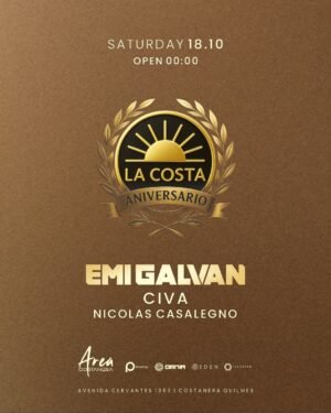 EMI GALVAN & MORE ARTISTS [ANIVERSARIO] - by LA COSTA FESTIVAL, AREA COSTANERA 🇦🇷