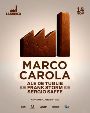 MARCO CAROLA & MORE ARTISTS - by LA FABRICA, CORDOBA 🇦🇷